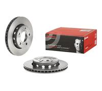 2x Brake disc internally vented 09.A597.11 BREMBO for AUDI VW