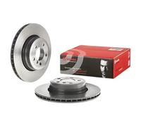 2x Brake disc internally vented 09.A712.11 BREMBO for BMW 7