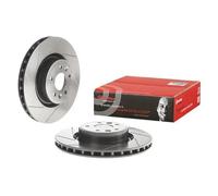 Brembo Prime Line UV Coated Vented Brake Disc - Slotted 09.A752.21 Fits Renault