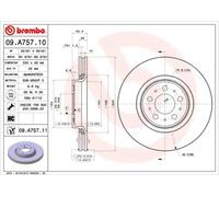 BREMBO 09.A757.11 Brake disc