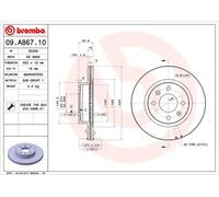 BREMBO 09.A867.10 Brake disc