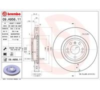 Brembo Brake Disc 09.A956.11 Internally Vented Front for Mercedes-Benz M-Class GLE 2x
