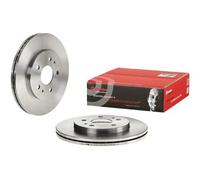 2x Brake disc internally vented 09.B560.10 BREMBO for DAIHATSU TERIOS
