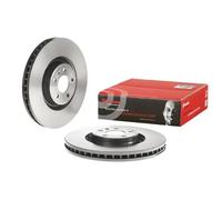 2x Brake disc internally vented 09.B971.11 BREMBO for AUDI A7 Sportback A6 C7