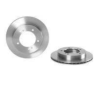 2x Brake disc internally vented 09.C220.10 BREMBO for SUZUKI