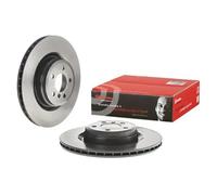2x Brake disc internally vented 09.C314.11 BREMBO for BMW 7 5 Gran Turismo