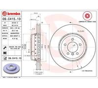 BREMBO 09.C415.13 Brake disc