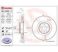 2x Brake disc internally vented 09.C426.11 BREMBO for AUDI A6 Allroad C7 A6 C7