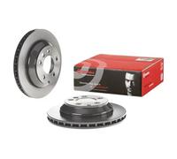 2x Brake disc internally vented 09.C884.11 BREMBO for PORSCHE VW AUDI