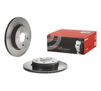 2x Brake disc internally vented 09.C929.11 BREMBO for NISSAN RENAULT