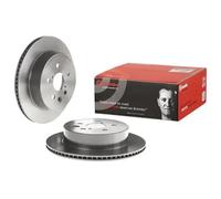 2x Brake disc internally vented 09.C930.11 BREMBO for LEXUS IS II GS IS C IS III