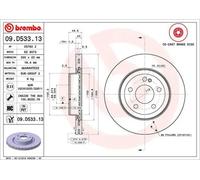 Brembo 09.D533.13 Prime Brake Disc
