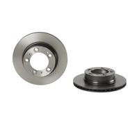 2x Brake disc internally vented 09.D580.11 BREMBO for PORSCHE BOXSTER