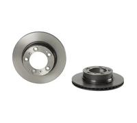 2x Brake disc internally vented 09.D580.11 BREMBO for PORSCHE BOXSTER