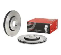 2x Brake disc internally vented 09.D720.11 BREMBO for VW UP