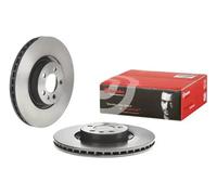 2x Brake disc internally vented 09.D766.11 BREMBO for VW POLO VI