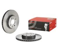 2x Brake disc internally vented 09.E032.11 BREMBO for OPEL KARL