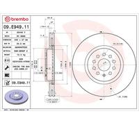 BREMBO 09.E949.11 Brake disc