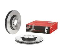 2x Brake disc internally vented 09.R104.11 BREMBO for MERCEDES-BENZ R-CLASS