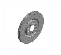 2x Brake disc internally vented 100.1240.52 ZIMMERMANN for SEAT VW AUDI SKODA