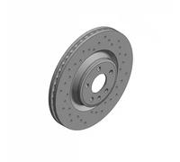 2x Brake disc internally vented 100.3356.52 ZIMMERMANN for AUDI PORSCHE