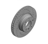2x Brake disc internally vented 150.1279.52 ZIMMERMANN for BMW 7