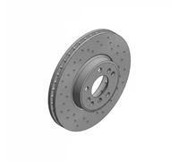 2x Brake disc internally vented 150.1298.52 ZIMMERMANN for BMW X5 X3