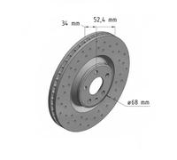 ZIMMERMANN COAT Z Brake disc 150.2905.20 370 30 6/5 5 120 internally vented, slotted, Drilled dimples Coated High-carbon BMW: 3 Saloon, 4 Gran Coupe