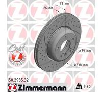 ZIMMERMANN 150.2935.32 Brake disc