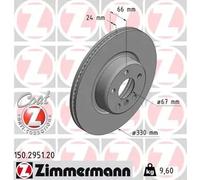 ZIMMERMANN 150.2951.20 Brake disc