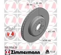 ZIMMERMANN 150.2956.20 Brake disc
