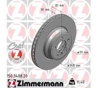 ZIMMERMANN 150.3408.20 Brake disc