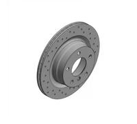 2x New Brake Disc for BMW BMW (BRILLIANCE):1,3,E81,E87,E90 34216764651