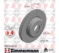 ZIMMERMANN 150.3434.32 Brake disc