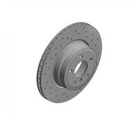 2x Brake disc internally vented 150.3451.52 ZIMMERMANN for BMW X6 X5