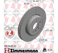 ZIMMERMANN 150.3483.32 Brake disc