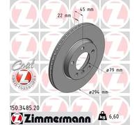 ZIMMERMANN 150.3485.20 Brake disc
