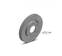 2x Brake disc internally vented 155.3903.20 ZIMMERMANN for CHRYSLER