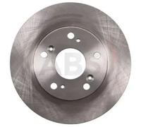 2x Brake disc internally vented 17689 A.B.S. for HONDA CIVIC VII Hatchback