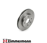 2x Brake disc internally vented 185.3953.20 ZIMMERMANN for CHEVROLET DAEWOO