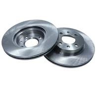 2x Brake disc internally vented 19-1861 MAXGEAR for HYUNDAI GETZ