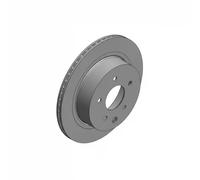 2x Brake disc internally vented 200.2523.20 ZIMMERMANN for NISSAN RENAULT