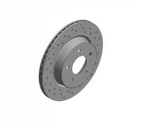 2x Brake disc internally vented 200.2536.52 ZIMMERMANN for NISSAN RENAULT
