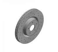 2x Brake disc internally vented 250.1373.52 ZIMMERMANN for FORD FOCUS II