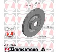 ZIMMERMANN 250.1395.20 Brake disc