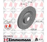 ZIMMERMANN 250.1395.52 Brake disc
