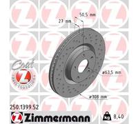 ZIMMERMANN 250.1399.52 Brake disc