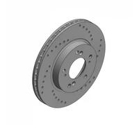 2x Brake disc internally vented 280.3160.52 ZIMMERMANN for HONDA LEGEND Mk II