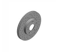 2x Brake disc internally vented 280.3167.52 ZIMMERMANN for HONDA STREAM