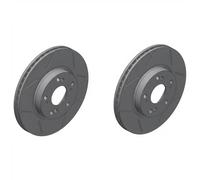 2x Brake disc internally vented 280.3171.53 ZIMMERMANN for HONDA FR-V